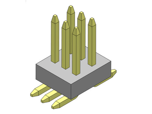 पिच 0.8*1.2mm 2*3PIN से 2*50PIN पिन फीमेल हैडर कनेक्टर 0.8mm डुअल रो