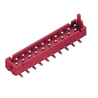 1.0Amp IDC हैडर कनेक्टर माइक्रो मैच पुरुष SMT टाइप 2-22 पिन TE338728 बदलें