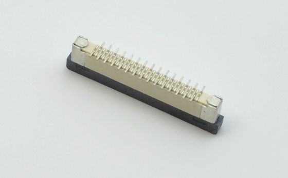 पिच 0.5 मिमी Molex FFC कनेक्टर लंबवत 180° H 4.4 मिमी 4.95 मिमी ZIF R2 प्रकार